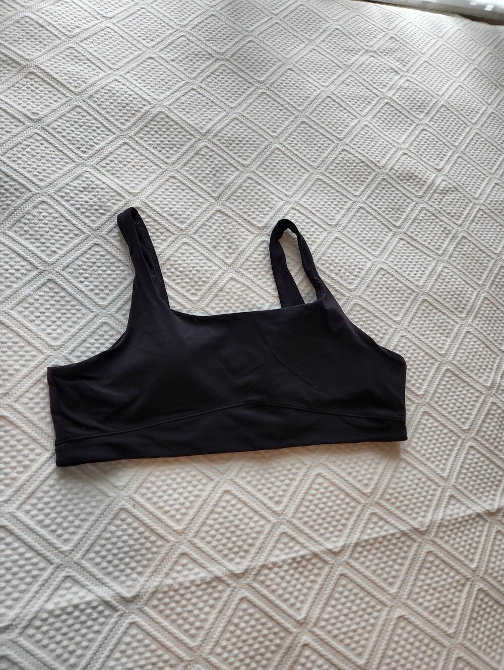 Vuori Black Seamless Stretch Bralette